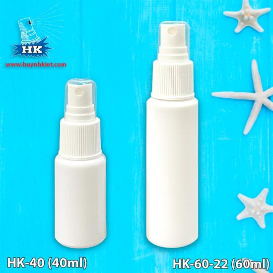 Bộ chai xịt 40ml-60ml