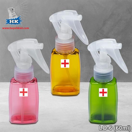 BỘ  CHAI LO-6 (60ml)