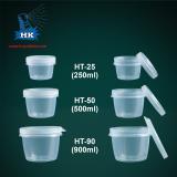 BỘ HỘP NHỰA TRÒN