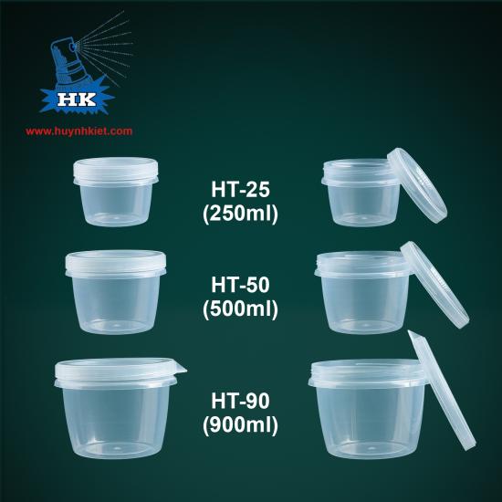 BỘ HỘP NHỰA TRÒN