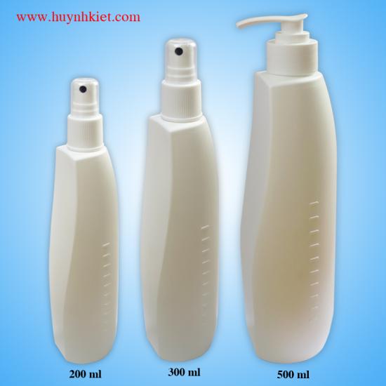 BỘ CHAI OL 200-300-500 TRẮNG