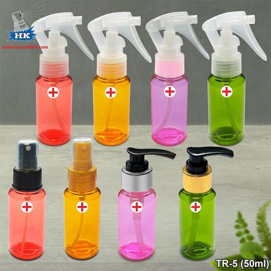 BỘ CHAI TR-5 PETG (50ML)