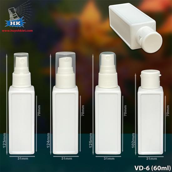 BỘ CHAI VD-6 (60ML)