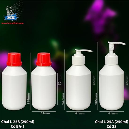 Bộ chai L-25B (250ml)