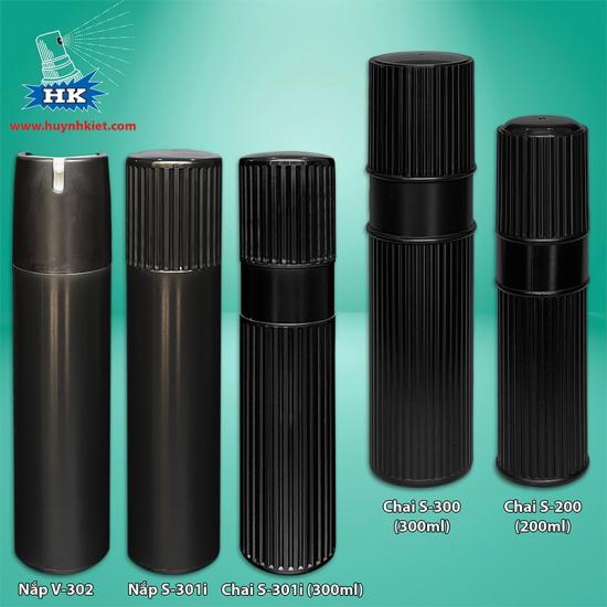 Bộ xịt phòng màu đen (200ml-300ml)