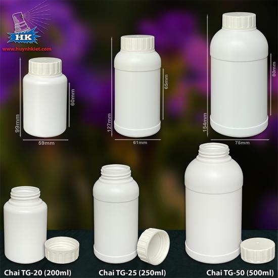 Bộ chai 200ml-250ml-500ml