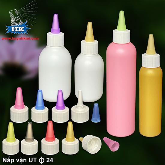 Bộ chai có nắp cổ 24