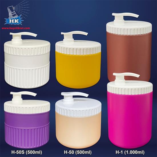 Bộ hũ có vòi nhấn