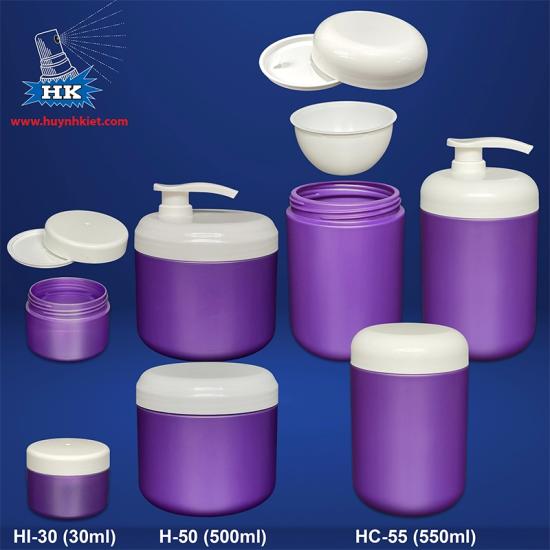 Bộ hũ màu tím