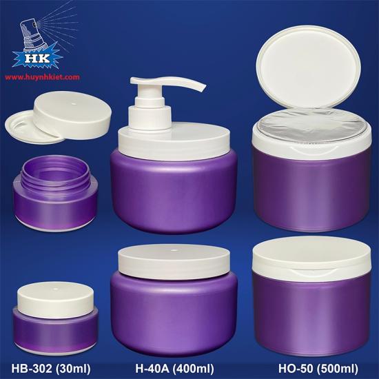 Bộ hũ màu tím