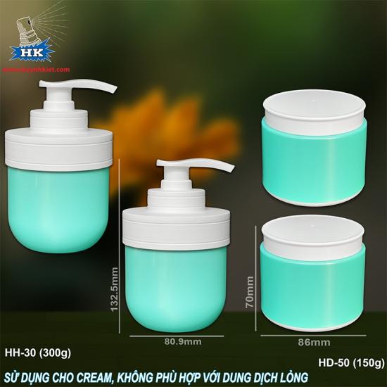 Bộ hũ 100g và 300g