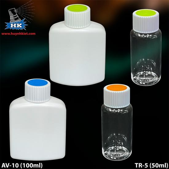 Bộ chai 50ml-100ml nắp vặn