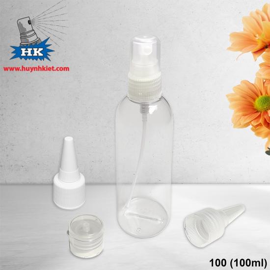 BỘ CHAI HK-100 PETG (100ml)