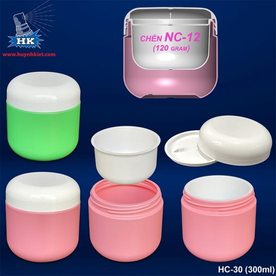 Bộ hũ có chén lót NC-12