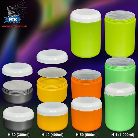 bộ hũ nắp vặn có seal