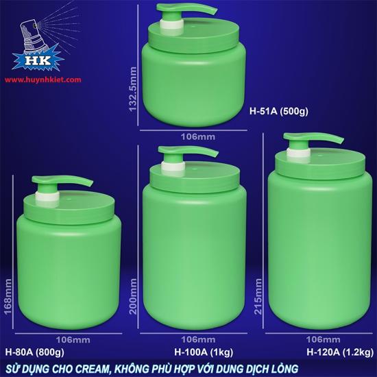 Bộ hũ có vòi tiện lợi