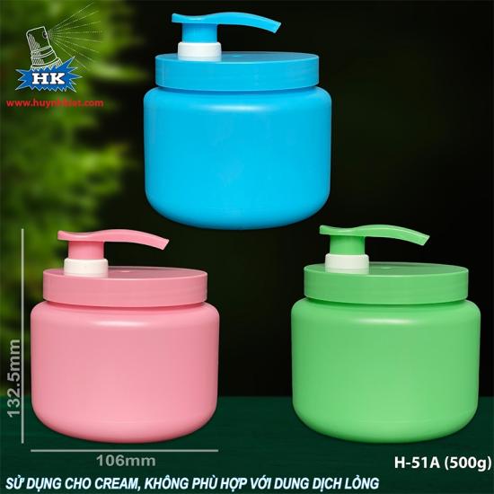 Bộ hũ H-51A (500g) có vòi